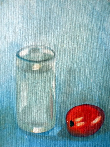 Bodegón, año 1990 aprox. óleo sobre lienzo/tabla, sin medidas