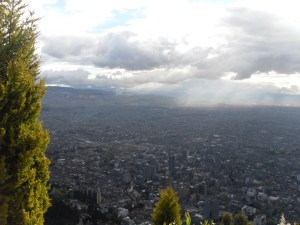 Imagen obtenida desde el cerro de Monserrate.